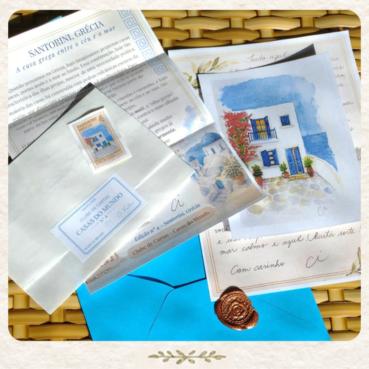 Carta nº 4  - Santorini, Grécia